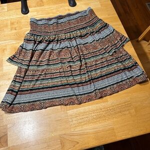 Cato Multicolor A-Line Skirt